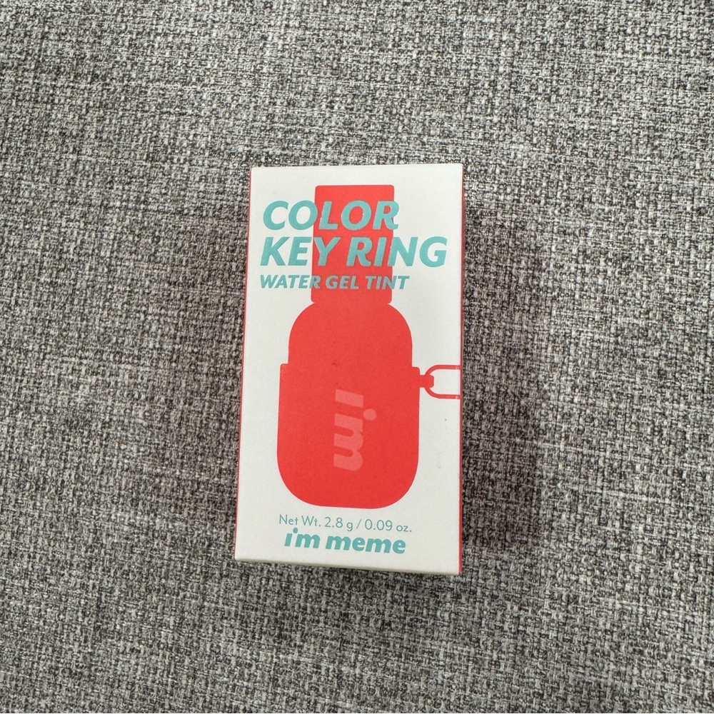 I'M MEME COLOR KEY RING Water Gel TINT #07 Pink Attack NIB